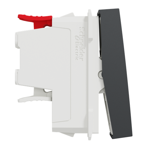 [SCHNU310554] Unica - permutateur - 10A - 250Vca - 1 module - Anthracite - mécanisme seul