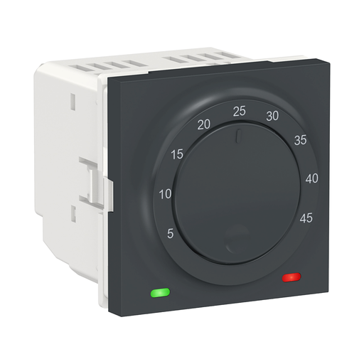 [SCHNU350354] Unica - thermostat pour plancher chauffant - 10A - Anthracite - méca seul
