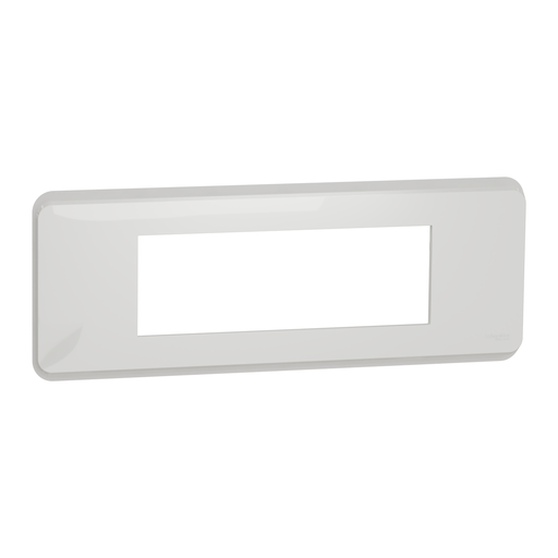 [SCHNU411618] Unica Pro - plaque de finition - Blanc - 6 modules