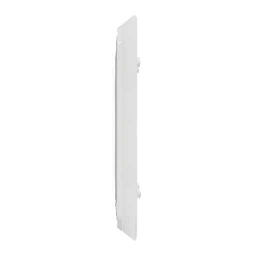 [SCHNU400420] Unica Pro - plaque de finition - Blanc antibactérien - 2 postes