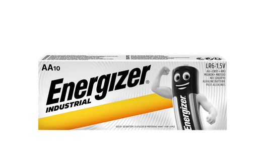 [ENIPCA2814] Boîte(s) de 10 Pile alcaline LR6 - AA Energizer Industrial 1.5V 2.7Ah