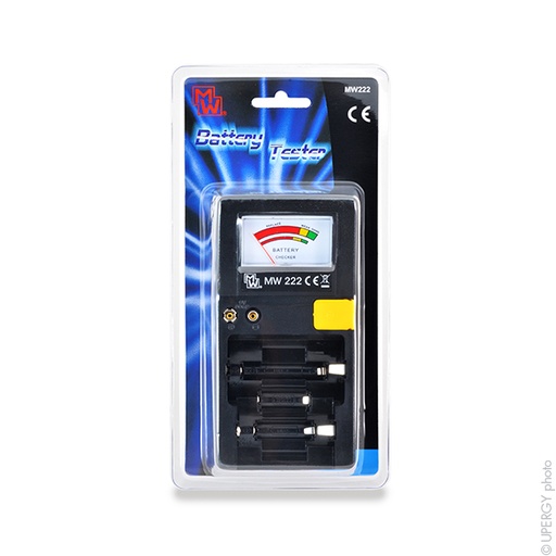 [ENITST0301] Unité(s) Testeur piles/accus universel AAA, AA, C, D, 9V, BOUTONS