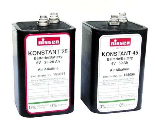 [ENIPRA2504] Carton(s) de 12 Pile depolarisation air alcaline Konstant 45 6V 45Ah