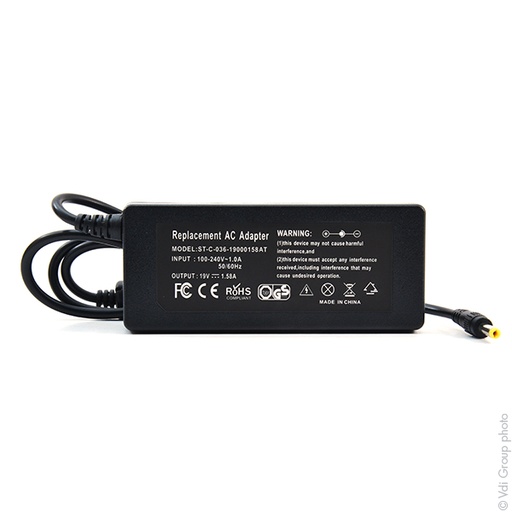 [ENILEX14133] Unité(s) Alimentation compatible ordinateur portable HP 19V 30W