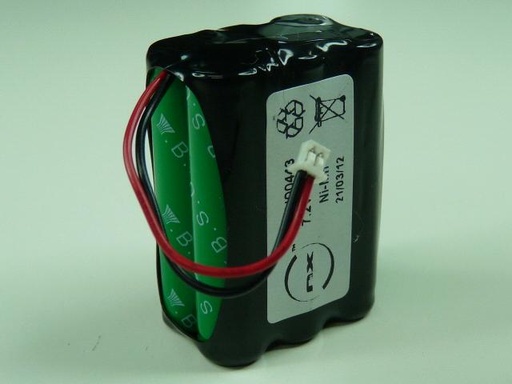 [ENIMGH00443] Batterie(s) Batterie Nimh 6x AAA indu 6S1P ST2 7.2V 700mAh Molex