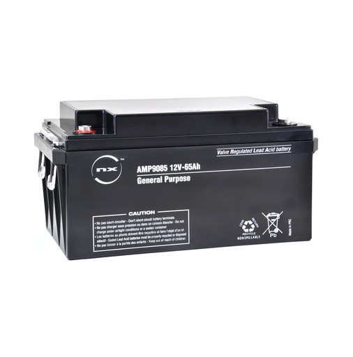 [ENIAMP9085] Batterie(s) Batterie plomb AGM NX 65-12 General Purpose 12V 65Ah M6-F