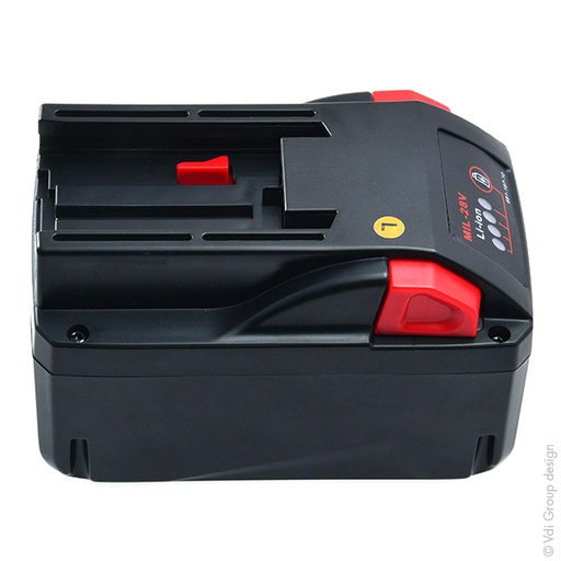 [ENIAML90450] Batterie(s) Batterie outillage électroportatif compatible Milwaukee M28 B5 28V 5