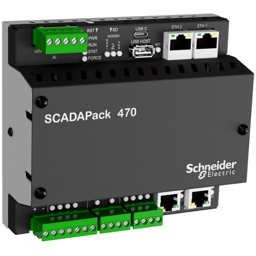 [SCHTBUP470-UA50-AA00S] SCADAPack 470 - Automate télégestion - 4 Di + 2DO + 4 AI + 4Count - DNP3/Modbus