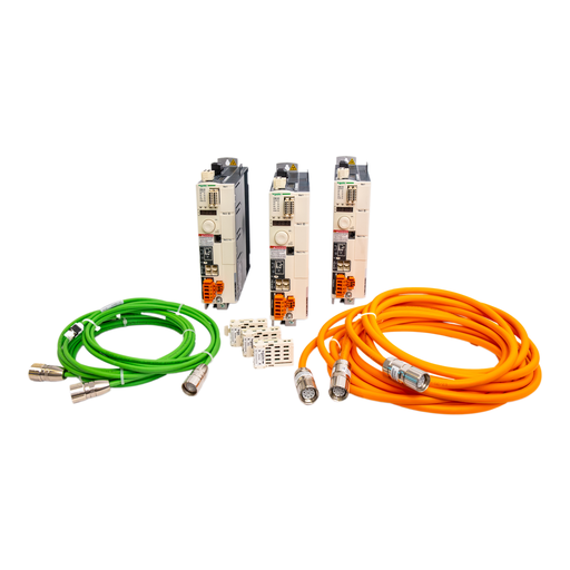 [SCHMD2LXM32ETHX3] Lot 3 Lexium 32 Mono 230V 9A Module de comm Ethernet avec câbles