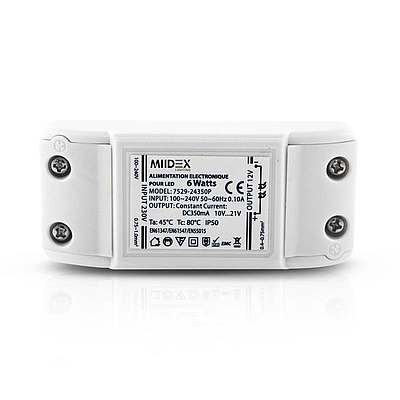 [MII7529] ALIM  LED  DC 350mA 6W 10-21V