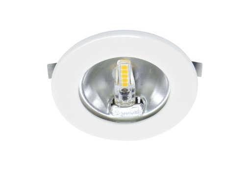 [ARI50773] S307 - Encastré rond blanc Ø70mm, LED G4 1,8W 3000K 150lm incl.