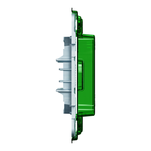 [SCHNU7002C] Unica - support de fixation 2 modules avec protection de chantier - zamac