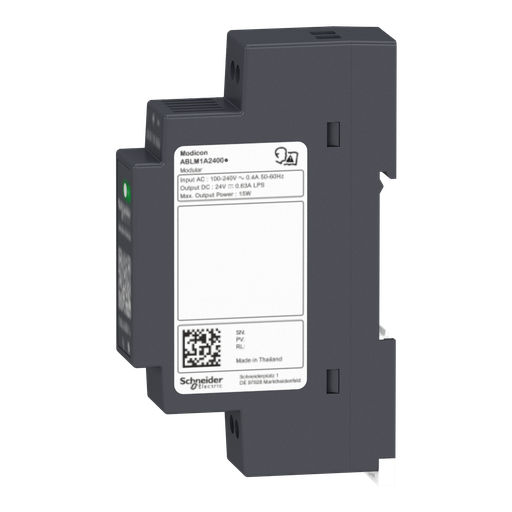 [SCHABLM1A24006] Modicon ABL - alimentation à découpage - 0,6A - 100à240Vca mono/biphasé - 24Vcc