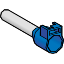 [SCHDZ5CA503] Linergy DZ5 - embout de câble porte étiquette - long - 50mm² - bleu - NF
