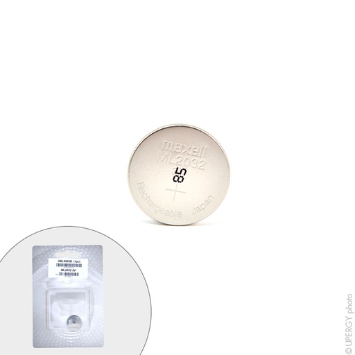 [ENIABL9003B] Blister(s) x 1 Accus bouton Lithium ML2032 3V 65mAh