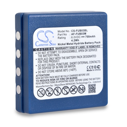 [ENIAMH90181] Batterie(s) Batterie télécommande de grue pour HBC 6V 700mAh