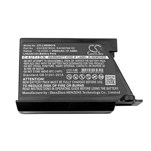 [ENIAML90312] Batterie(s) Batterie aspirateur compatible LG 14.4V 2.6Ah