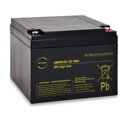 [ENIAMP90120] Unité(s) Batterie onduleur (UPS) NX 24-12 UPS High Rate 12V 24Ah M5-F