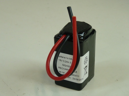 [ENIMGH00891] Batterie(s) Batterie Nimh 2x NX Ready  2S1P ST1 18V 0.2Ah F100
