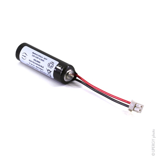 [ENIMGL00683] Pack(s) Batterie lithium 1x LS14500 1S1P ST1 3.6V 2.6Ah Molex
