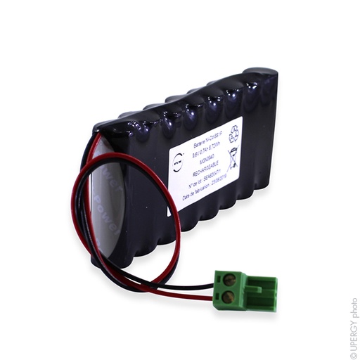 [ENIMGN0940] Pack(s) Batterie portes automatiques 8x AA 8S1P ST1 9.6V 700mAh Phoen