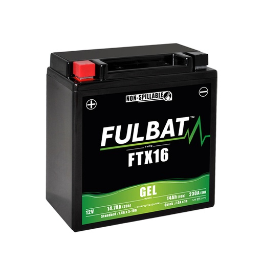 [ENIMOT8738] Batterie(s) Batterie tondeuse YTX16 / FTX16 / YTX16-BS 12V 14Ah
