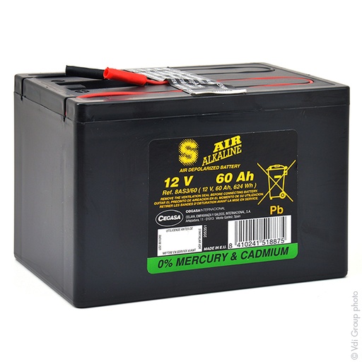 [ENIPRD1713] Pile(s) Pile depolarisation air alcaline eZ8 12/60 12V 60Ah