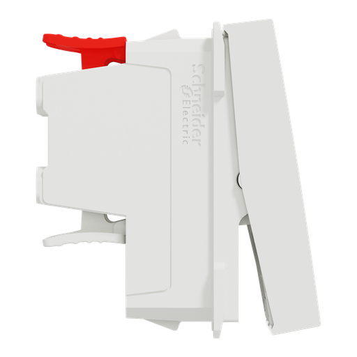 [SCHNU310520] Unica - permutateur - 10A - 250Vca - 1 mod - Blanc antibactérien - méca seul