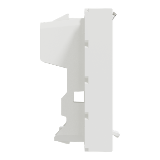 [SCHNU946120] Unica - prise pour 1 RJ45 Keystone/Systimax - 2 mod - Blanc antibact - méca seul