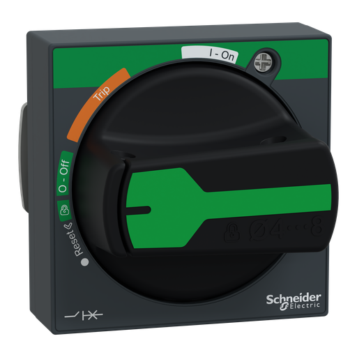 [SCHLV426997T] ComPacT NSXm - Powerpact B et TeSys GV4 - poignée rotative noire - IP54