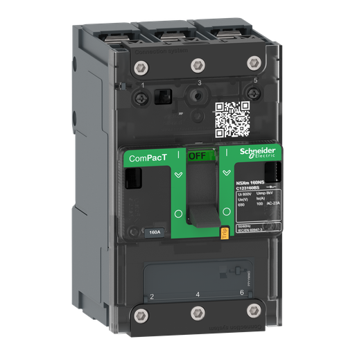 [SCHC123160BS] ComPacT NSXmNA - interrupteur-sectionneur - 160A - 3P - borne à cosses