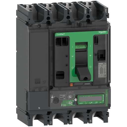 [SCHC40N47E400] ComPacT NSX400N - Disjoncteur Vigi - MicroLogic 7.3E 400A - 4P4D - 50kA - fixe