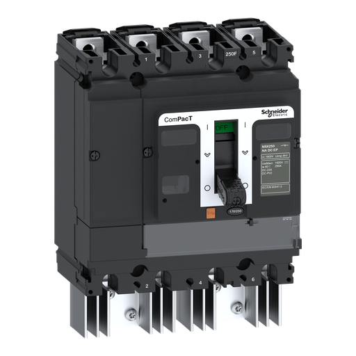 [SCHC254160D3S] ComPacT NSX250 NA DC EP - interrupteur sectionneur CC EP - 160A - 4P - fixe