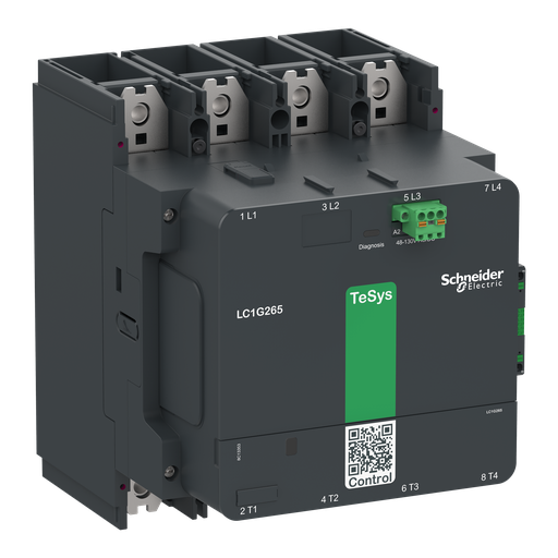 [SCHLC1G4004EHEN] Contacteur TeSys LC1G 400A 440V 4P AC3 Standard 48-130V AC-DC bobine