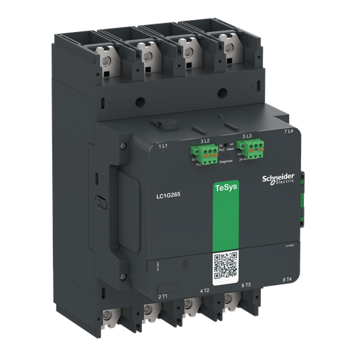 [SCHLC1G4004LSEA] Contacteur TeSys LC1G 400A 440V 4P AC3 Advanced 200-500V AC-DC bobine