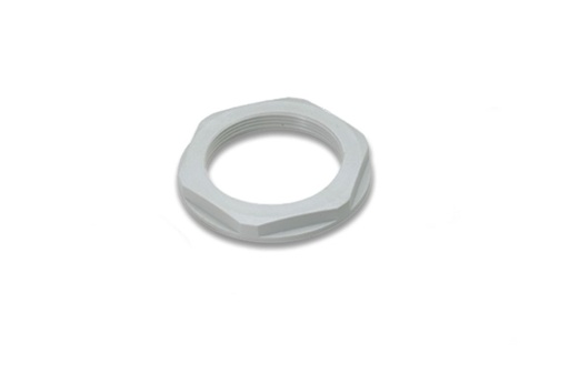 [CEM1142016] Ecrou en polyamide avec collerette Pg 16 gris (RAL 7035)