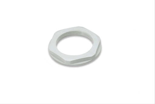 [CEM1143M40] Ecrou en polyamide avec collerette ISO 40 gris (RAL 7035)